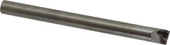 Hertel - 0.563" Min Bore Diam, 6" OAL, 1/2" Shank Diam, HBBQ Indexable Boring Bar - 2" Max Bore Depth, TPC.. Insert, Screw Holding Method - Americas Industrial Supply
