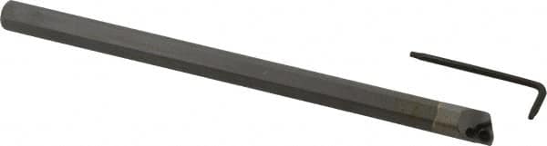 Hertel - 0.415" Min Bore Diam, 6" OAL, 3/8" Shank Diam, HBBQ Indexable Boring Bar - 3-3/4" Max Bore Depth, WPGT Insert, Screw Holding Method - Americas Industrial Supply