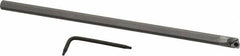 Hertel - 0.285" Min Bore Diam, 6" OAL, 1/4" Shank Diam, HBBG Indexable Boring Bar - 2-1/2" Max Bore Depth, WPGT Insert, Screw Holding Method - Americas Industrial Supply