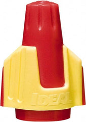 Ideal - 2, 18 to 4, 10 AWG, 600 Volt, Flame Retardant, Wing Twist on Wire Connector - Red & Yellow, 221°F - Americas Industrial Supply