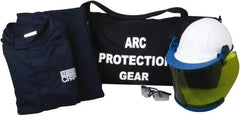PRO-SAFE - Size L, 2 HRC, Arc Flash Clothing Kit - 12 cal per Sq cm, Hard Cap Protection - Americas Industrial Supply