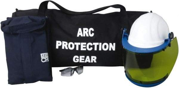 PRO-SAFE - Size M, 2 HRC, Arc Flash Clothing Kit - 12 cal per Sq cm, Hard Cap Protection - Americas Industrial Supply