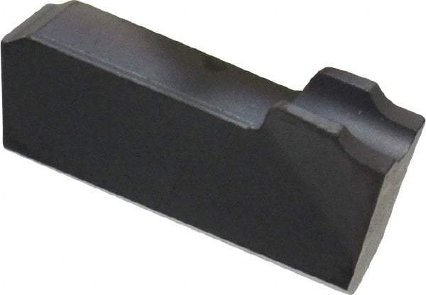 Hertel - 1/8 HA220CO Grade, 0.125" Cutting Width, Carbide Cutoff Insert - 12° Right Hand Lead Angle, AlTiN Coated - Americas Industrial Supply