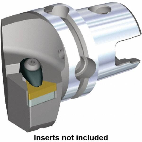 Kennametal - Left Hand Cut, Size KM40, TN.. Insert Compatiblity, Modular Turning & Profiling Cutting Unit Head - 27mm Ctr to Cutting Edge, 45mm Head Length, Through Coolant, Series Kenclamp - Americas Industrial Supply