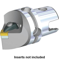 Kennametal - Neutral Cut, Size KM40, SN.. Insert Compatiblity, Modular Turning & Profiling Cutting Unit Head - 45mm Head Length, Through Coolant, Series Kenclamp - Americas Industrial Supply