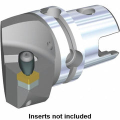 Kennametal - Left Hand Cut, Size KM40, SN.. Insert Compatiblity, Internal or External Modular Turning & Profiling Cutting Unit Head - 27mm Ctr to Cutting Edge, 45mm Head Length, Through Coolant, Series Kenclamp - Americas Industrial Supply