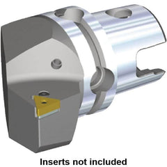 Kennametal - Left Hand Cut, Size KM40, TN.. Insert Compatiblity, Modular Turning & Profiling Cutting Unit Head - 27mm Ctr to Cutting Edge, 40mm Head Length, Through Coolant, Series Kenlever - Americas Industrial Supply