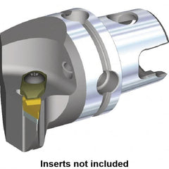 Kennametal - V.GR.. Insert, 40mm Head Length, Modular Grooving Cutting Unit Head - Right Hand Cut, System Size KM40, Through Coolant, Series Top Notch - Americas Industrial Supply