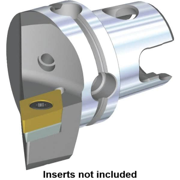 Kennametal - Right Hand Cut, Size KM40, DC.. Insert Compatiblity, Modular Turning & Profiling Cutting Unit Head - 27mm Ctr to Cutting Edge, 40mm Head Length, Through Coolant, Series S-Clamping - Americas Industrial Supply