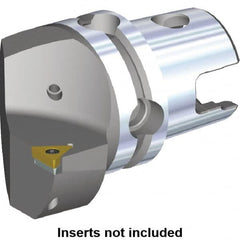 Kennametal - Right Hand Cut, Size KM40, TC.. Insert Compatiblity, Internal or External Modular Turning & Profiling Cutting Unit Head - 27mm Ctr to Cutting Edge, 40mm Head Length, Through Coolant, Series S-Clamping - Americas Industrial Supply