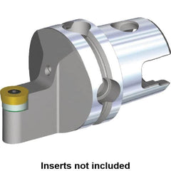 Kennametal - Neutral Cut, Size KM40, RC.. Insert Compatiblity, Modular Turning & Profiling Cutting Unit Head - 4mm Ctr to Cutting Edge, 40mm Head Length, Through Coolant, Series S-Clamping - Americas Industrial Supply