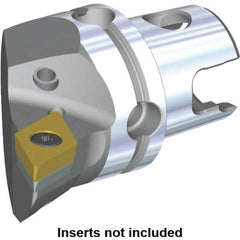 Kennametal - Left Hand Cut, Size KM40, DC.. Insert Compatiblity, Internal or External Modular Turning & Profiling Cutting Unit Head - 27mm Ctr to Cutting Edge, 40mm Head Length, Through Coolant, Series S-Clamping - Americas Industrial Supply