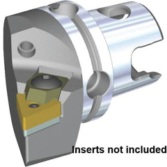Kennametal - Left Hand Cut, Size KM40, TN.. Insert Compatiblity, Modular Turning & Profiling Cutting Unit Head - 27mm Ctr to Cutting Edge, 40mm Head Length, Through Coolant, Series S-Clamping - Americas Industrial Supply