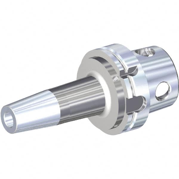 Kennametal - 32mm Hole Diam, KM4X100 Modular Connection Shrink Fit Tool Holder & Adapter - 120mm Projection, 44mm Nose Diam, 51mm Clamping Depth, 15,000 RPM, Through Coolant - Exact Industrial Supply