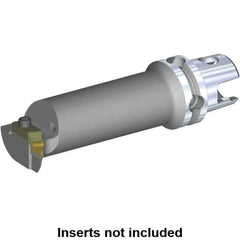 Kennametal - V.GR.. Insert, 140mm Head Length, Modular Grooving Cutting Unit Head - Right Hand Cut, System Size KM50, Through Coolant, Series Top Notch - Americas Industrial Supply