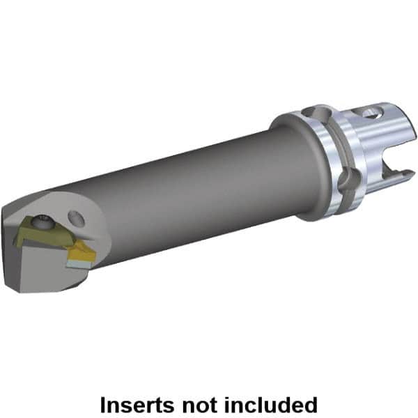 Kennametal - KNGX.., NP.. 132F Insert, 177.8mm Head Length, Modular Grooving Cutting Unit Head - Right Hand Cut, System Size KM50, Through Coolant, Series Top Notch - Americas Industrial Supply