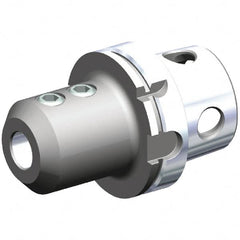 Kennametal - KM4X100 Modular Connection 6mm Hole End Mill Holder/Adapter - 24.5mm Nose Diam, 80mm Projection, Through-Spindle Coolant - Exact Industrial Supply