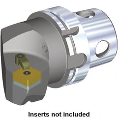 Kennametal - Right Hand Cut, Size KM4X100, SN.. Insert Compatiblity, Internal or External Modular Turning & Profiling Cutting Unit Head - 63mm Ctr to Cutting Edge, 100mm Head Length, Through Coolant - Americas Industrial Supply