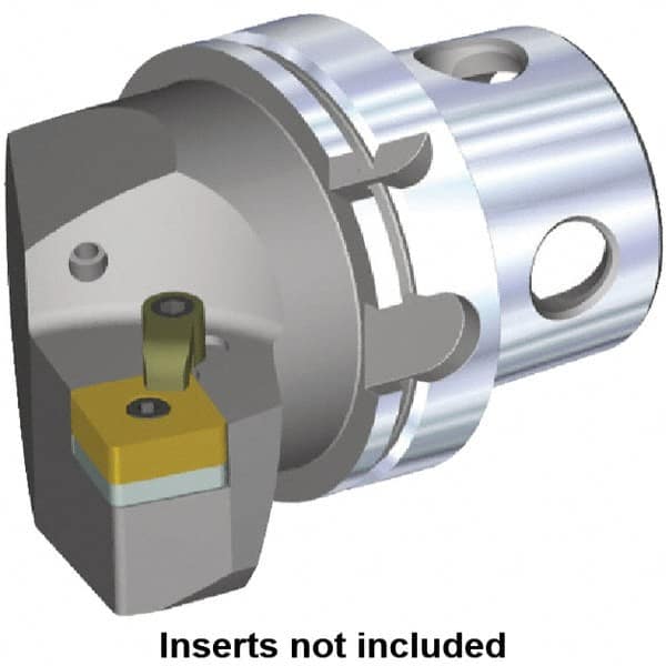 Kennametal - Left Hand Cut, Size KM4X100, SN.. Insert Compatiblity, Modular Turning & Profiling Cutting Unit Head - 58mm Ctr to Cutting Edge, 100mm Head Length, Through Coolant - Americas Industrial Supply