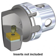 Kennametal - Right Hand Cut, Size KM4X100, CN.. Insert Compatiblity, Modular Turning & Profiling Cutting Unit Head - 58mm Ctr to Cutting Edge, 100mm Head Length, Through Coolant - Americas Industrial Supply