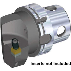 Kennametal - Right Hand Cut, Size KM4X100, CN.. Insert Compatiblity, Internal or External Modular Turning & Profiling Cutting Unit Head - 63mm Ctr to Cutting Edge, 100mm Head Length, Through Coolant - Americas Industrial Supply