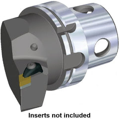 Kennametal - Right Hand Cut, Size KM4X100, DN.. Insert Compatiblity, Modular Turning & Profiling Cutting Unit Head - 63mm Ctr to Cutting Edge, 100mm Head Length, Through Coolant - Americas Industrial Supply
