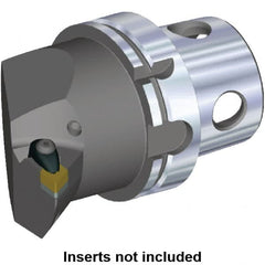 Kennametal - Left Hand Cut, Size KM4X100, DN.. Insert Compatiblity, Internal or External Modular Turning & Profiling Cutting Unit Head - 63mm Ctr to Cutting Edge, 100mm Head Length, Through Coolant - Americas Industrial Supply