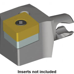 Kennametal - Right Hand Cut, Size KM16, CN.. Insert Compatiblity, Modular Turning & Profiling Cutting Unit Head - 10mm Ctr to Cutting Edge, 20mm Head Length, Series KM Micro - Americas Industrial Supply