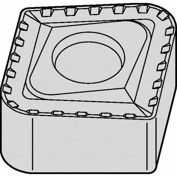 Kennametal - CNMM190740 RRP Grade KCP10B Carbide Turning Insert - TiOCN Finish, 80° Diamond/Rhombic, 3/4" Inscr Circle, 5/16" Thick, 4mm Corner Radius - Americas Industrial Supply