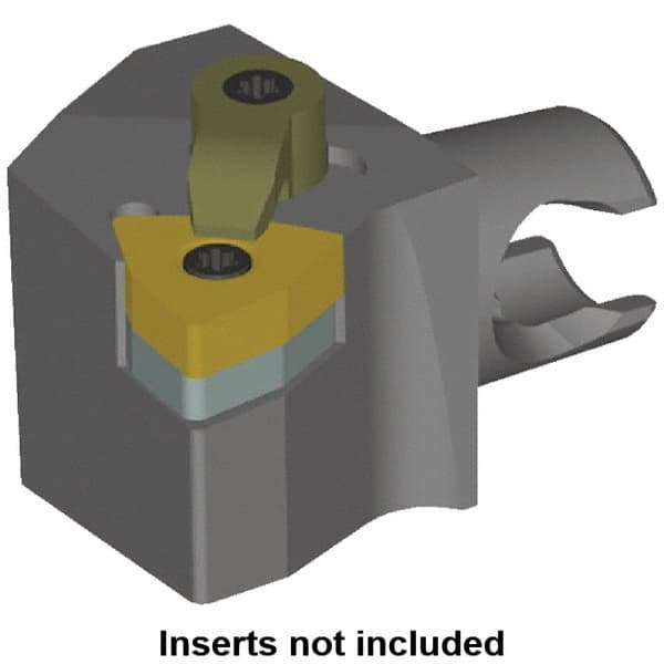 Kennametal - Right Hand Cut, Size KM20, WN.. Insert Compatiblity, Modular Turning & Profiling Cutting Unit Head - 12.5mm Ctr to Cutting Edge, 25mm Head Length, Series KM Mini - Americas Industrial Supply