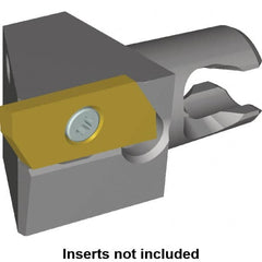Kennametal - Right Hand Cut, Size KM16, KPJ15ER.. Insert Compatiblity, Modular Turning & Profiling Cutting Unit Head - 10mm Ctr to Cutting Edge, 20mm Head Length, Series KM Micro & Kenna Precision - Americas Industrial Supply
