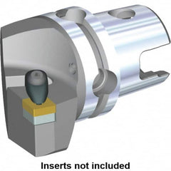 Kennametal - Right Hand Cut, Size KM50, CN.. Insert Compatiblity, Modular Turning & Profiling Cutting Unit Head - 30mm Ctr to Cutting Edge, 50mm Head Length, Through Coolant, Series Kenclamp - Americas Industrial Supply