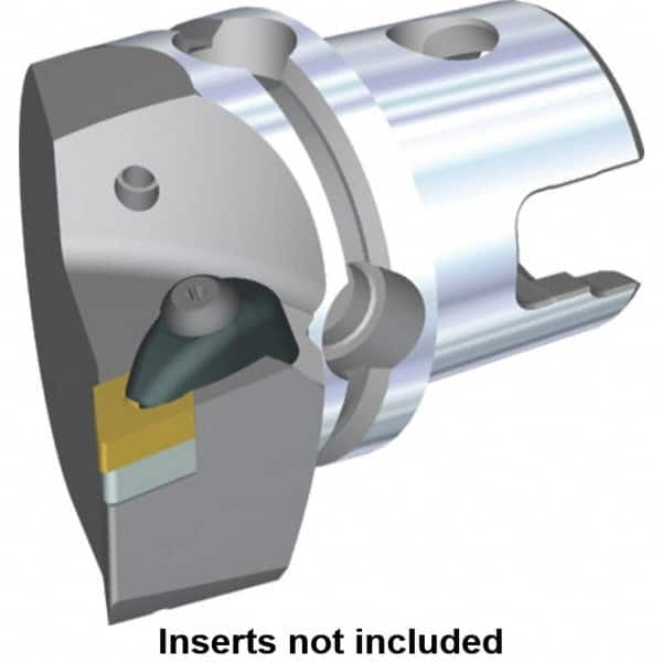 Kennametal - Right Hand Cut, Size KM50, DN.. Insert Compatiblity, Modular Turning & Profiling Cutting Unit Head - 35mm Ctr to Cutting Edge, 60mm Head Length, Through Coolant, Series Kenclamp - Americas Industrial Supply