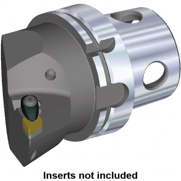 Kennametal - Right Hand Cut, Size KM40, DN.. Insert Compatiblity, Internal or External Modular Turning & Profiling Cutting Unit Head - 27mm Ctr to Cutting Edge, 45mm Head Length, Through Coolant, Series Kenclamp - Americas Industrial Supply