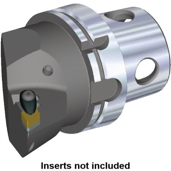 Kennametal - Left Hand Cut, Size KM50, DN.. Insert Compatiblity, Internal or External Modular Turning & Profiling Cutting Unit Head - 35mm Ctr to Cutting Edge, 50mm Head Length, Through Coolant, Series Kenclamp - Americas Industrial Supply