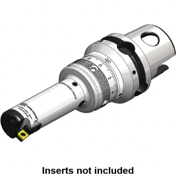 Kennametal - Neutral Hand Cut, 31.50mm Min Bore Diam, Size KM40TS Modular Boring Cutting Unit Head - 3.2677" Max Bore Depth, Through Coolant - Americas Industrial Supply