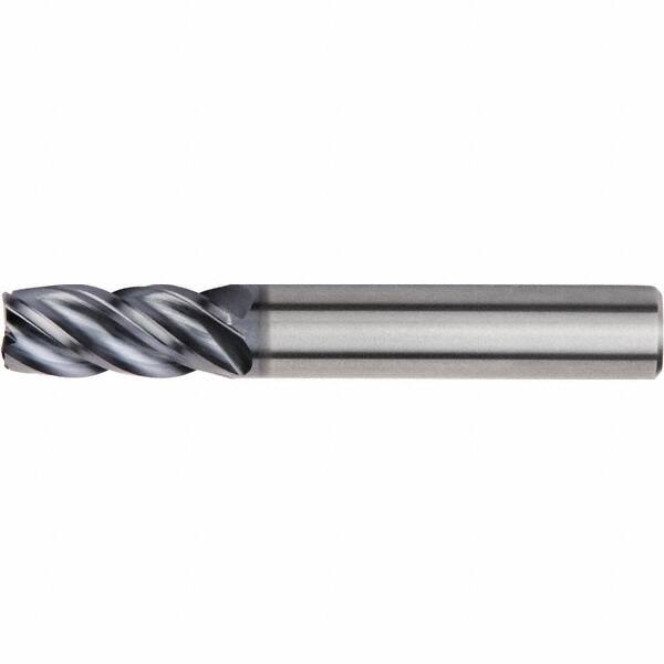 Kennametal - 14mm, 4 Flute, Single End, Solid Carbide, Corner Chamfer End Mill - 83mm OAL, 38° Helix, Right Hand Flute, 26mm LOC, Right Hand Cut - Americas Industrial Supply