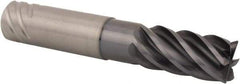 Kennametal - 20mm, 6 Flute, Single End, Solid Carbide, 2mm Corner Radius End Mill - 115mm OAL, 38° Helix, Right Hand Flute, 38mm LOC, Right Hand Cut, 60mm Extended Reach - Americas Industrial Supply