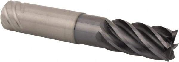 Kennametal - 20mm, 6 Flute, Single End, Solid Carbide, 4mm Corner Radius End Mill - 115mm OAL, 38° Helix, Right Hand Flute, 38mm LOC, Right Hand Cut, 60mm Extended Reach - Americas Industrial Supply