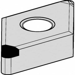 Kennametal - DNGM442 CB1 Grade KBH20 PCBN Turning Insert - Nano-Composite Finish, 55° Diamond, 1/2" Inscr Circle, 1/4" Thick, 1/32" Corner Radius - Americas Industrial Supply