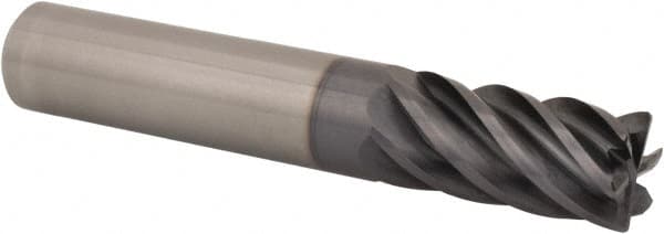 Kennametal - 16mm, 6 Flute, Single End, Solid Carbide, 0.75mm Corner Radius End Mill - 92mm OAL, 38° Helix, Right Hand Flute, 32mm LOC, Right Hand Cut - Americas Industrial Supply