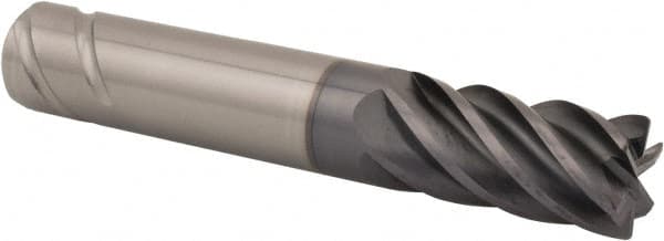 Kennametal - 16mm, 6 Flute, Single End, Solid Carbide, 0.75mm Corner Radius End Mill - 92mm OAL, 38° Helix, Right Hand Flute, 32mm LOC, Right Hand Cut - Americas Industrial Supply