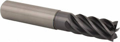 Kennametal - 16mm, 6 Flute, Single End, Solid Carbide, Corner Radius End Mill - 100mm OAL, 38° Helix, Right Hand Flute, 32mm LOC, Right Hand Cut, 48mm Extended Reach - Americas Industrial Supply