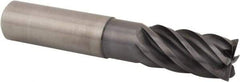 Kennametal - 20mm, 6 Flute, Single End, Solid Carbide, 1mm Corner Radius End Mill - 115mm OAL, 38° Helix, Right Hand Flute, 38mm LOC, Right Hand Cut, 60mm Extended Reach - Americas Industrial Supply