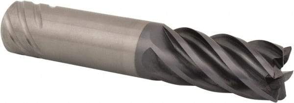 Kennametal - 20mm, 6 Flute, Single End, Solid Carbide, 0.75mm Corner Radius End Mill - 104mm OAL, 38° Helix, Right Hand Flute, 38mm LOC, Right Hand Cut - Americas Industrial Supply