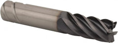 Kennametal - 5/8", 6 Flute, Single End, Solid Carbide, 0.03" Corner Radius End Mill - 3-1/2" OAL, 38° Helix, Right Hand Flute, 1-1/4" LOC, Right Hand Cut - Americas Industrial Supply