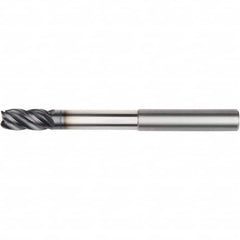 Kennametal - 16mm, 4 Flute, Single End, Solid Carbide, Corner Chamfer End Mill - 150mm OAL, 38° Helix, Right Hand Flute, 32mm LOC, Right Hand Cut, 100mm Extended Reach - Americas Industrial Supply