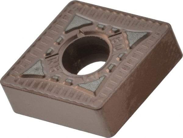 Kennametal - CNMG432 RN Grade KCP25B Carbide Turning Insert - TiCN/Al2O3/TiOCN Finish, 80° Diamond, 1/2" Inscr Circle, 3/16" Thick, 1/32" Corner Radius - Americas Industrial Supply