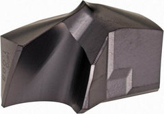 Kennametal - Series KSEM Plus, 25.6mm Diam Grade KCPM45 140° Replaceable Drill Tip - Carbide, TiAlN Finish, 5 Seat Size - Americas Industrial Supply