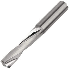 Kennametal - 5/16" 155° Solid Carbide Jobber Drill - Bright Finish, Right Hand Cut, Spiral Flute, Straight Shank, 79mm OAL, Standard Point - Americas Industrial Supply